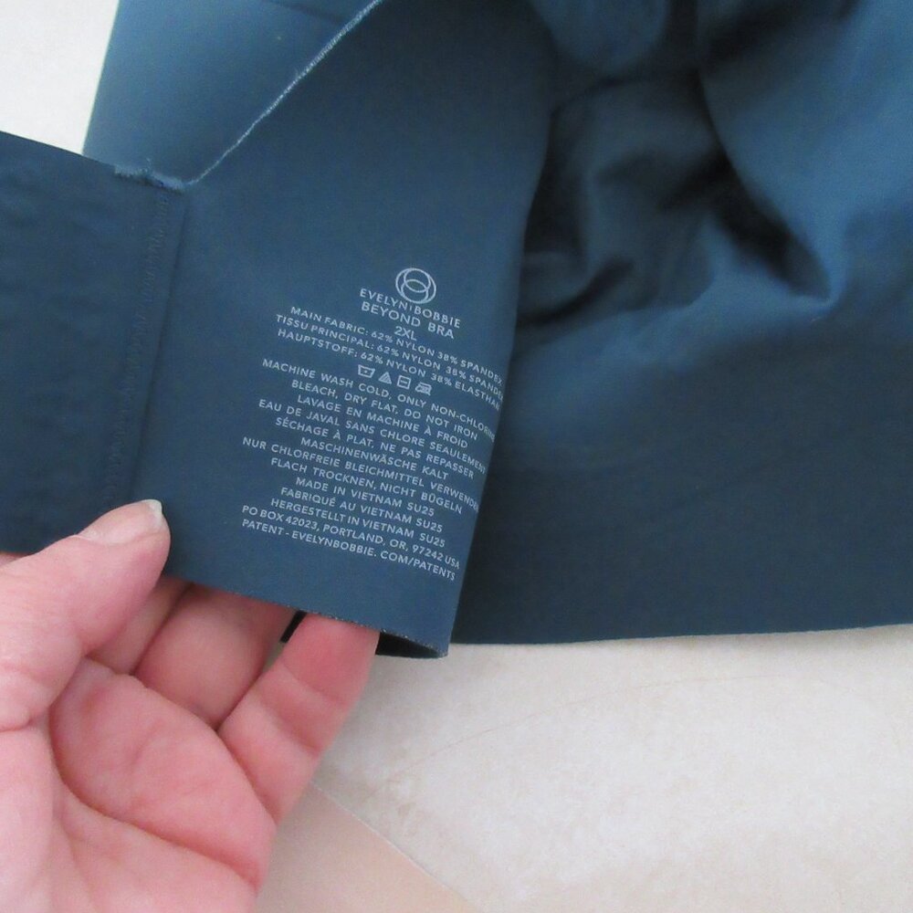 Evelyn & Bobbie The Beyond Bra teal 2xl - Picture 2 of 3